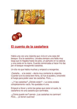 Cuento de la Castañera