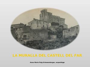 La muralla del castell del Far d'Empordà