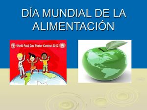 DÍA DE LA ALIMENTACIÓN III