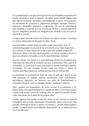 ciberbullying