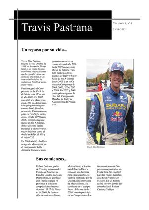 Travis Pastrana artículo Bente