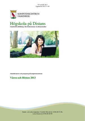 Kursbeskrivningar Högskola på Distans