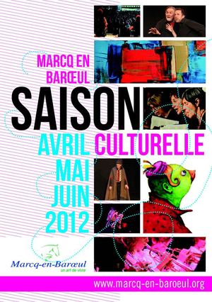 Ville de Marcq en Barœul, plaquette saison culturelle