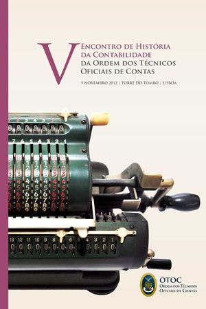 Brochura do V Encontro de História da Contabilidade