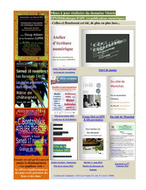 Lettre d'information du Site de St-Apollinaire-de-Rias mi-novembre 2012