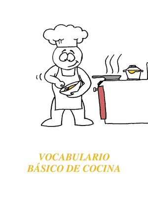 Vocabulario de cocina