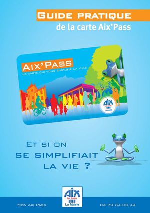 Guide pratique de la carte Aix'pass