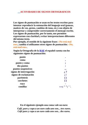 signos ortograficos