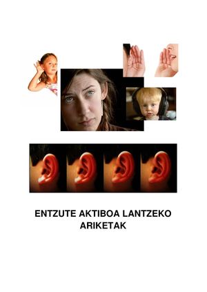 Entzumen aktiboko ariketak, adinka
