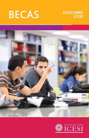 Becas Universidad Icesi 2013-1 (Folleto)