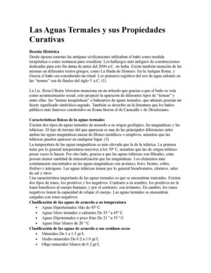 Aguas Termales