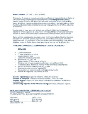 Renting de Vehiculos 4x4,Santiago de Chile