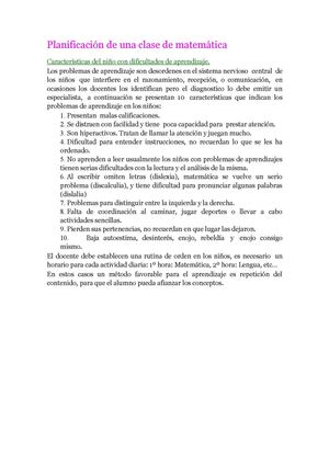 PLANIFICACIÓN DE UNA CLASE DE MATEMÁTICA UTILIZANDO LAS TIC