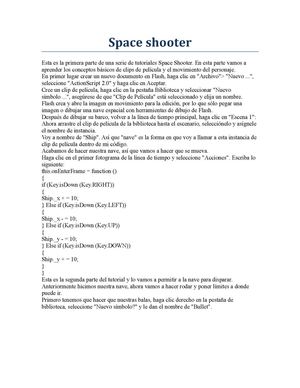 juego flash space shooter