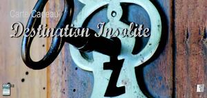 Carte cadeau "Destination insolite"