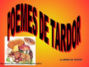 POEMES DE TARDOR