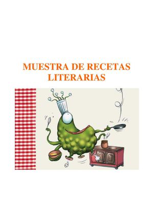Muestra de recetas literarias