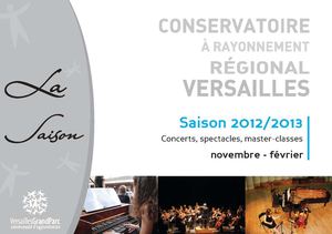 La Saison du CRR de Versailles - nov2012/fév2013