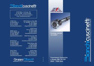 IFA Rotorion - Trasmissioni Cardaniche a flangia DIN 75-150 (Catalogo Tecnico)