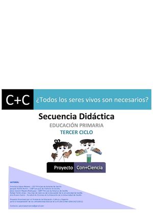 P5_La alimentación de animales y plantas_Secuencia Didáctica
