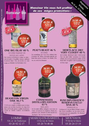 Catalogue Whisky Monsieur Vin décembre 2012