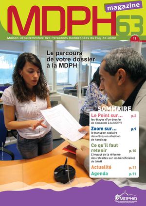 MDPH - Lettre d'information n°11