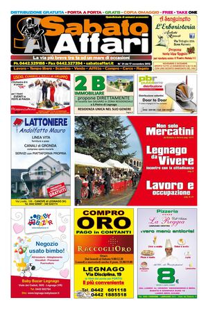 Sabato Affari edizione Cerea N. 21 del 17 novembre 2012