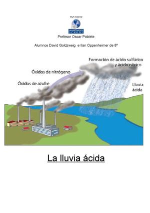 lluvia acida