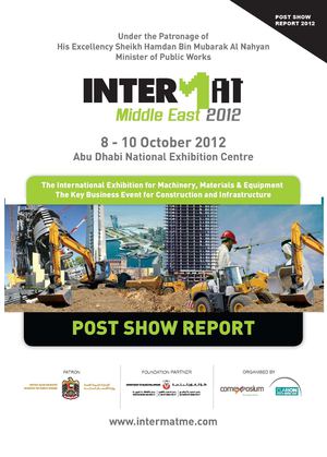 INTERMAT Middle East 2012 Post show report