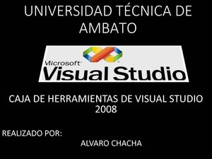 herramientas de visual net 2008