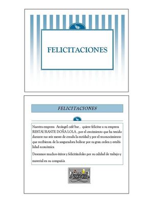 tarjeta de felicitaciones 
