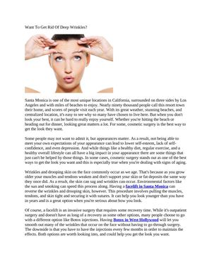 get rid of deep wrinkles from youniquecosmeticsurgery