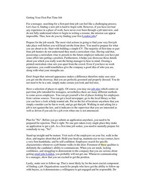 Calaméo - Finding Your First Part-Time Job