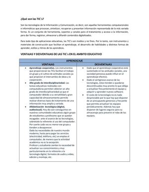 Tic en el ámbito educativo