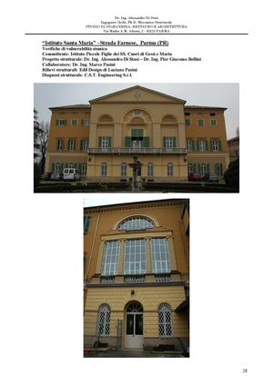 “Istituto Santa Maria” –Strada Farnese,  Parma (PR)