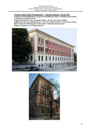 “Scuola Media Statale Parmigianino” – Piazzale Rondani,  Parma (PR)