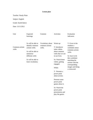 Lesson Plans