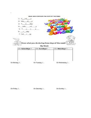 Worksheet