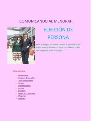 Comunicando al menorah