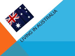Living in Australia