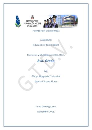 Provincias de la Republica Dominicana