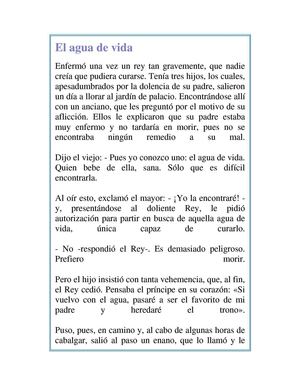 Cuento para disfrutar con los más pequeños