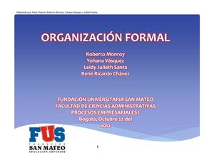 exposicion organizacion formal Modo de compatibilidad