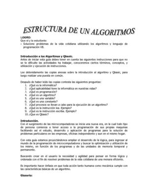 Guia sobre Algoritmo