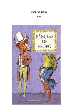 Calaméo - FÁBULAS DE CUARTO GRADO Calaméo - FÁBULAS DE CUARTO GRADO