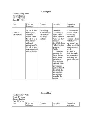 Lesson Plans