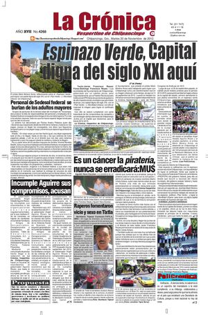 La Cronica 20 de noviembre