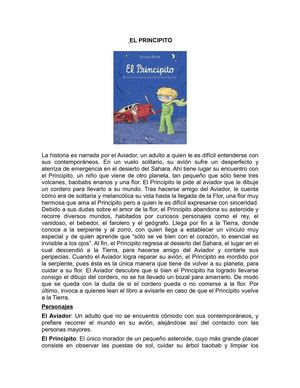 EL PRINCIPITO