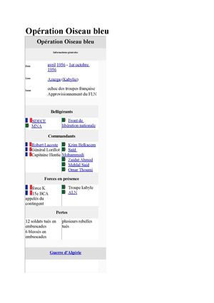 Opération Oiseau bleu