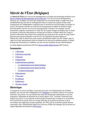 Sûreté de l'etat belge